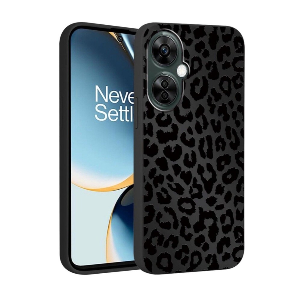 iPhone 16 PL Matte Black Leopard Cheetah Print Magnetic Case Cover Cute NIB